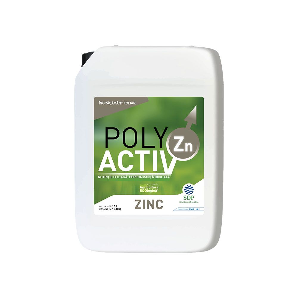 Ingrasamant foliar cu zinc Polyactiv Zn (10 l), SDP