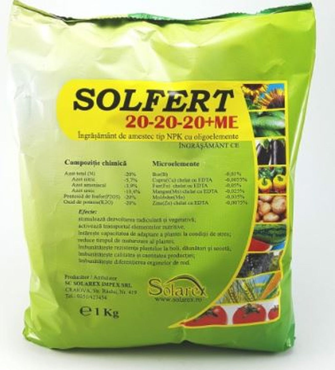 Ingrasamant foliar SolFert 20-20-20+Me, Solarex