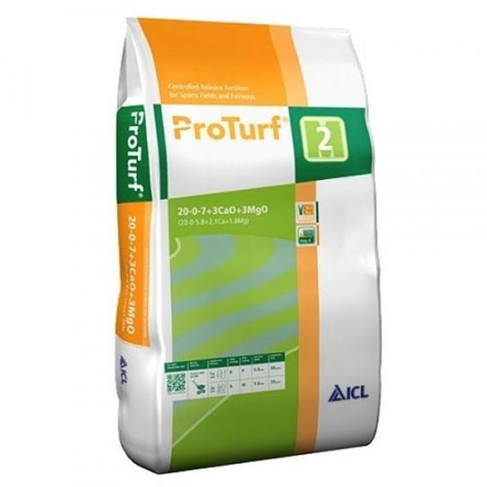 Ingrasamant gazon ProTurf 20+00+07+3CaO+3MgO (25 kg), ICL