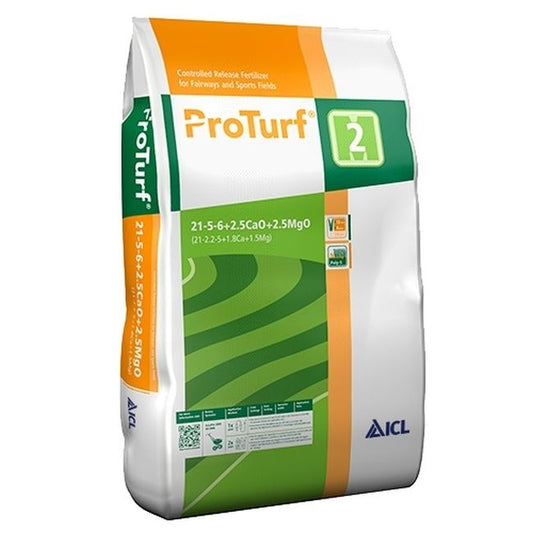 Ingrasamant gazon ProTurf Primavara-Vara 21+05+06+2.5CaO+2.5MgO (25 kg), ICL