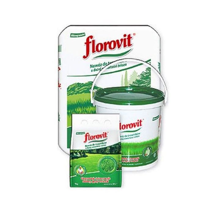 Ingrasamant granulat pentru gazon cu nivel ridicat de fier (8 kg), Florovit