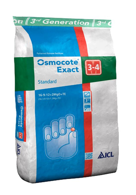 Ingrasamant Osmocote Exact 16+9+12+2Mg+Me, 3-4 luni (25 kg), ICL