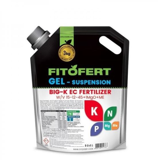 Ingrasamant Kristal Big-K EC gel 15-12-45+1MgO+Me, Fitofert