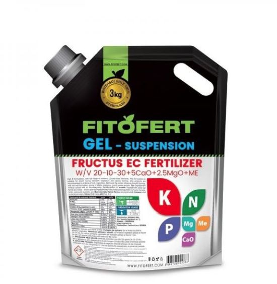Ingrasamant Kristal Fructus EC gel 20-10-30+6CaO+5MgO+Me, Fitofert