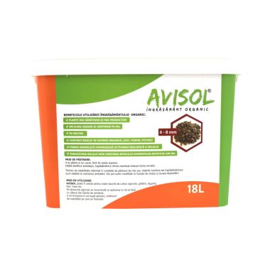 Ingrasamant organic universal, granulatie 4-8 mm (18 l), Avisol