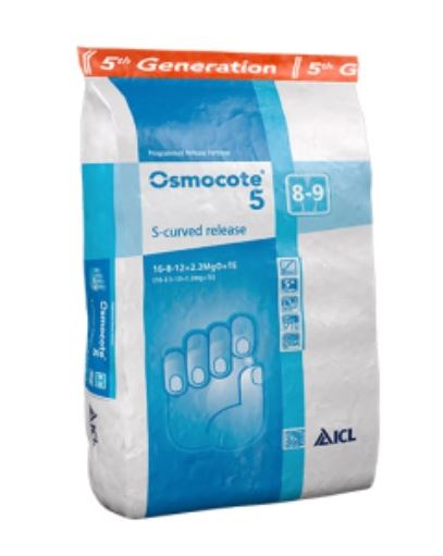 Ingrasamant Osmocote Exact Generatia 5 16+08+12+2.2MgO+Me, 8-9 luni (25 kg), ICL