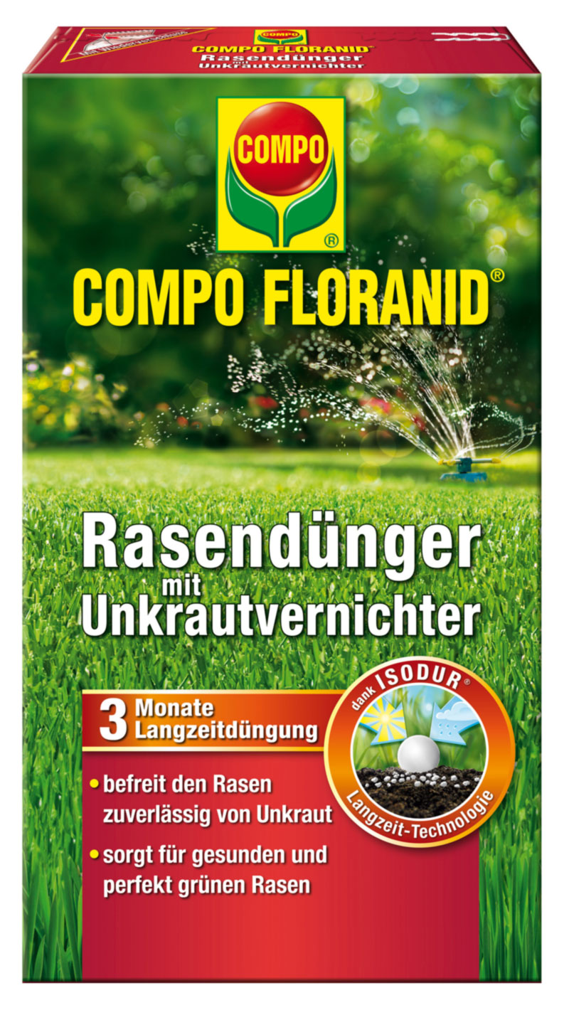 Ingrasamant pentru gazon cu erbicid (3 kg), Compo 3310
