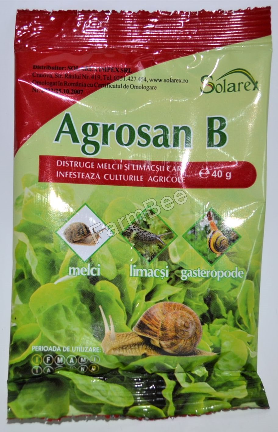 Insecticid Agrosan B (40 g), Kollant