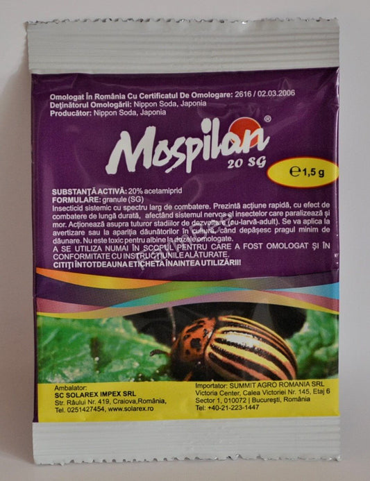 Insecticid Mospilan 20 SG (1.5 g), Sumi Agro