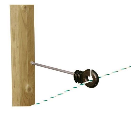Izolator tija lunga pentru gard electric - set 10 buc, Ako W
