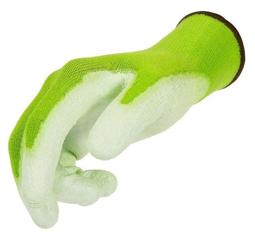 Manusi de gradina Bamboo verde marime 8/S, Stocker 21021