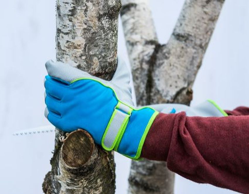Manusi de lucru iarna hidrorepelente albastru, Stocker