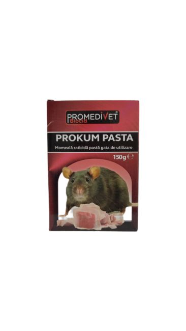 Momeala raticida tip pasta Prokum (150 g), Promedivet