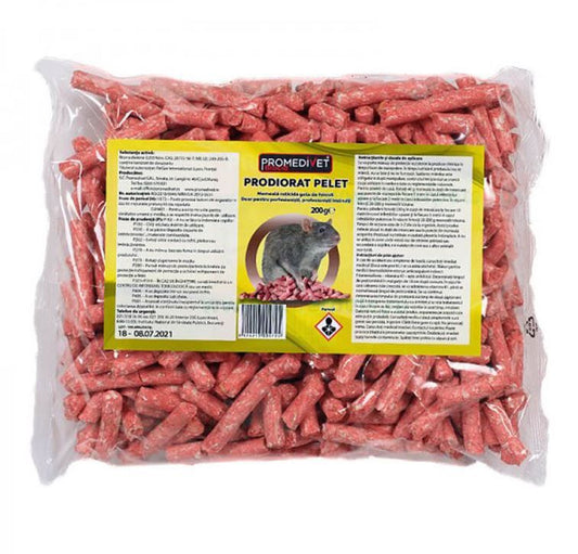 Momeala raticida tip pelete Prodiorat (200 g), Promedivet