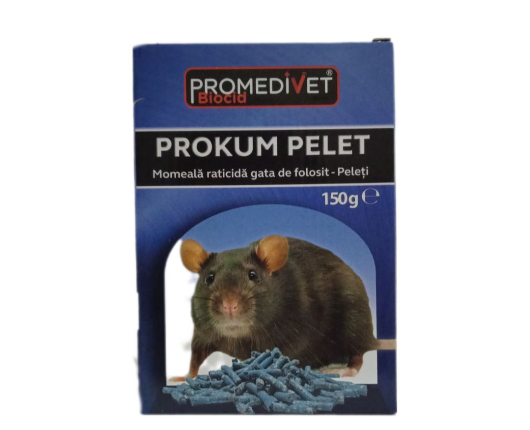 Momeala raticida tip pelete Prokum (150 g), Promedivet