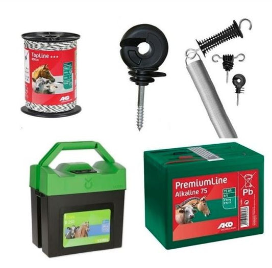 Pachet complet gard electric 500 m, Ako W