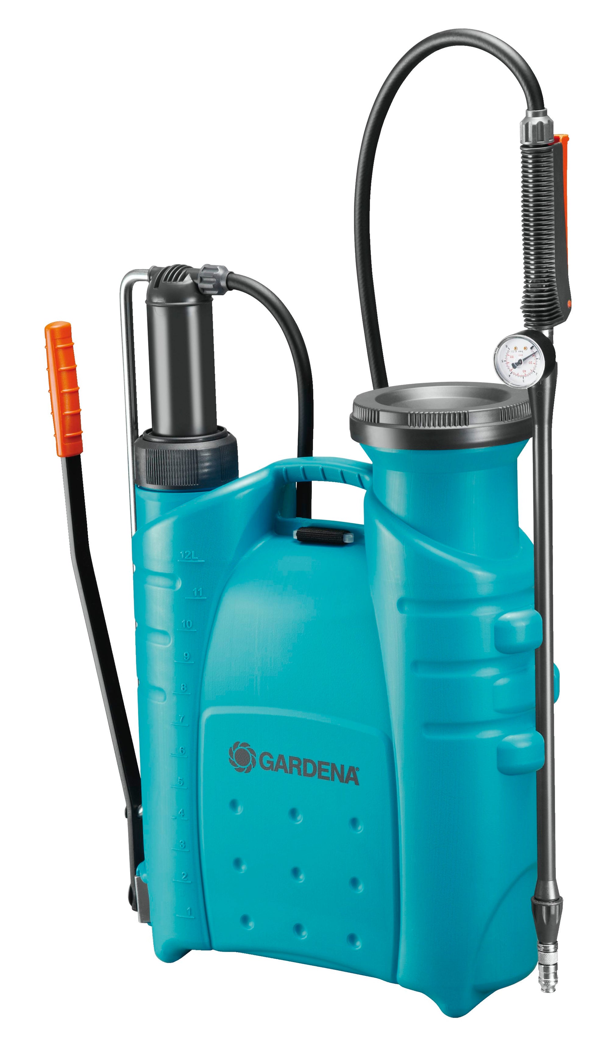 Pompa de stropit cu piston si manometru Comfort 12 L, Gardena 885