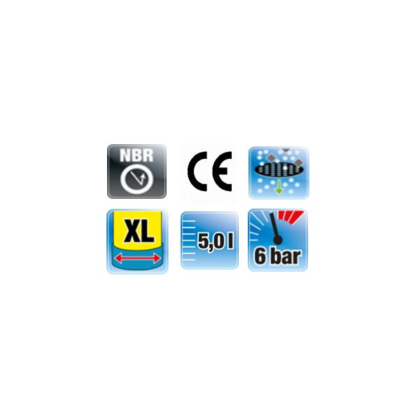 Pompa de stropit manuala 405 T / 6 bar / 5 l, Gloria