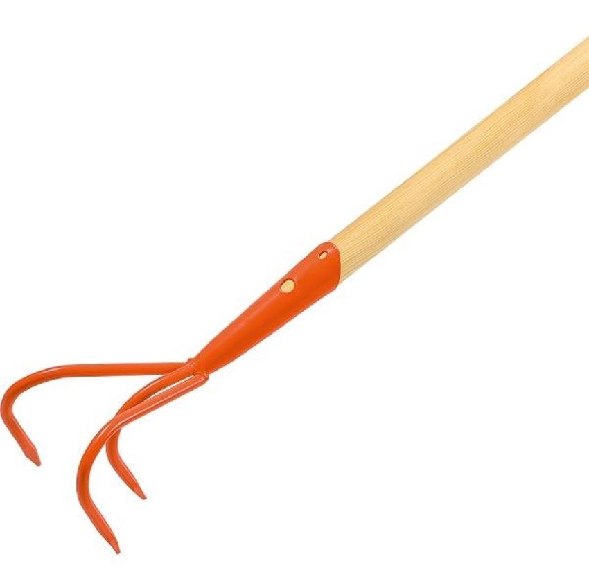 Prasitor cu 3 colti cu coada lemn 1.4 m, Stocker 2262