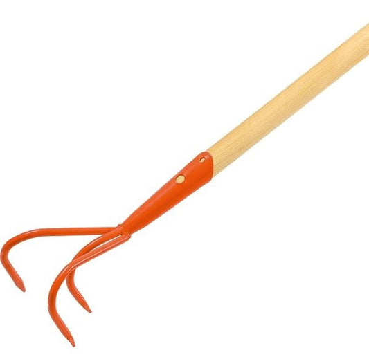 Prasitor cu 3 colti cu coada lemn 1.4 m, Stocker 2262