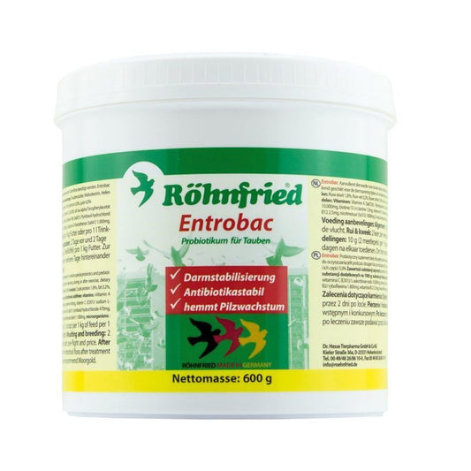 Probiotic pentru stabilizarea florei intestinale la porumbei Entrobac (600 g), Versele Laga