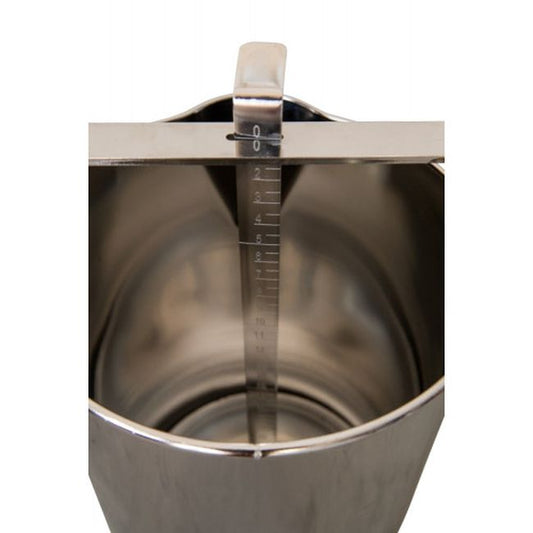 Recipient inox cu flotor pentru masurarea laptelui (20 l), EMT