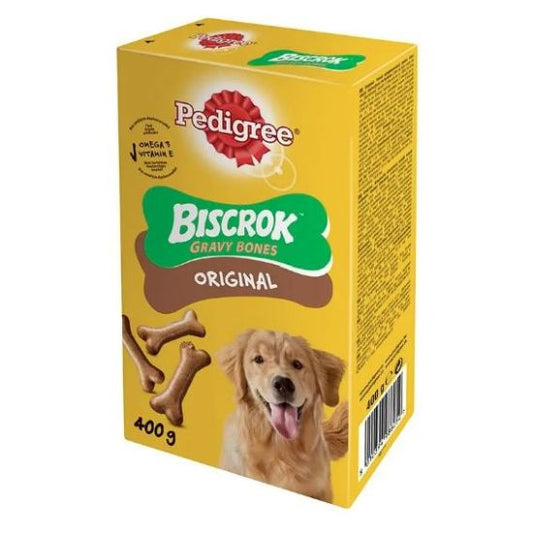 Recompensa Biscrok Gravy Bones pentru caini adulti (400 g), Pedigree