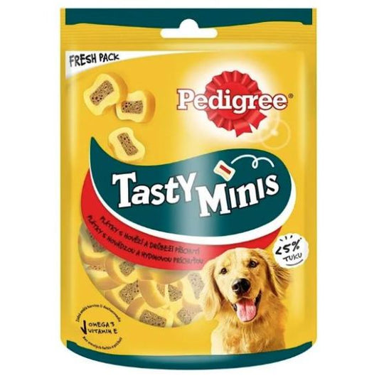 Recompensa Tasty Minis pentru caini adulti - vita (155 g),Pedigree 