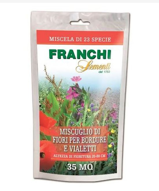 Seminte amestec flori pentru borduri si carari (25 g), Franchi Sementi