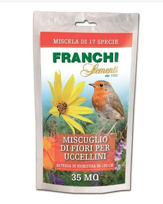 Seminte amestec flori pentru pasari (25 g), Franchi Sementi