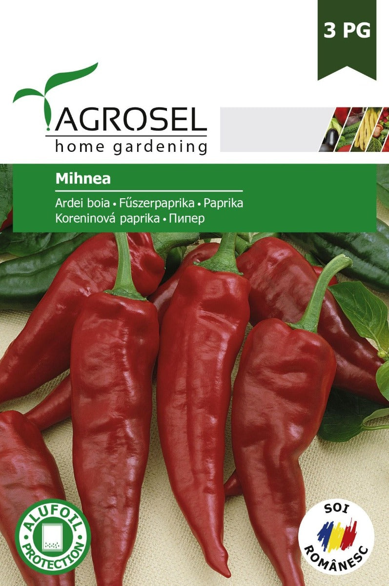 Seminte ardei boia Mihnea (2.000 seminte), Agrosel