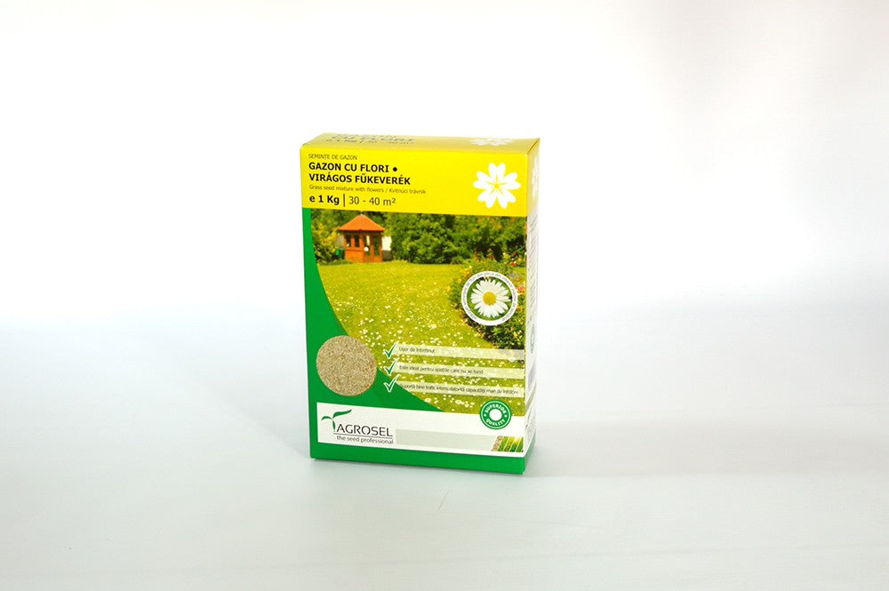 Seminte gazon cu flori (1 kg), Agrosel