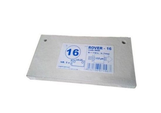 Set placi filtrante Pulcino 16/ 20x10 cm, Rover