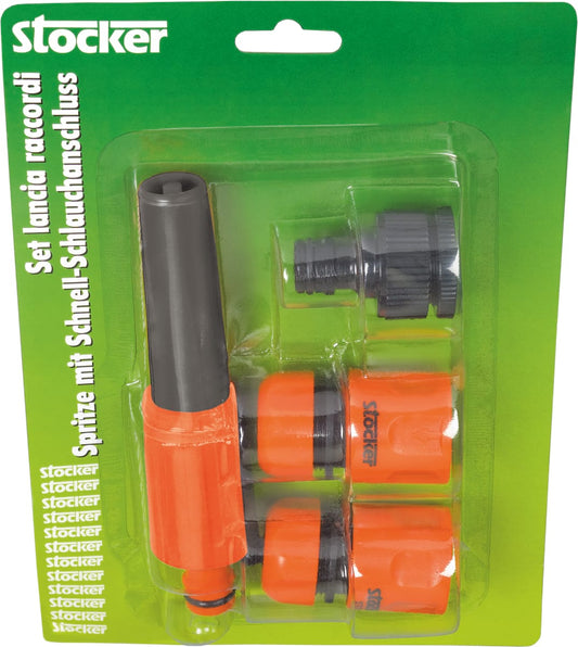 Set universal de stropit cu conectori rapizi 1/2", Stocker 25040