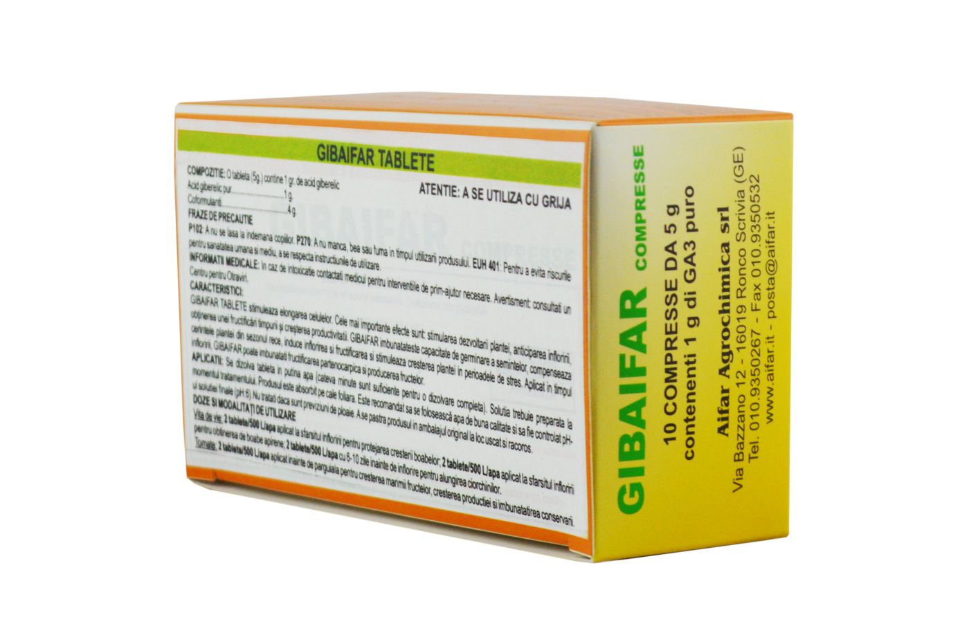 Stimulator foliar pentru inflorire Gibaifar (10x5gr), Aifar