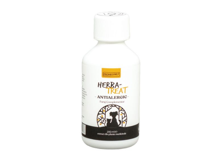Supliment nutritiv Herba-Treat Antialergic (200 ml), Promedivet
