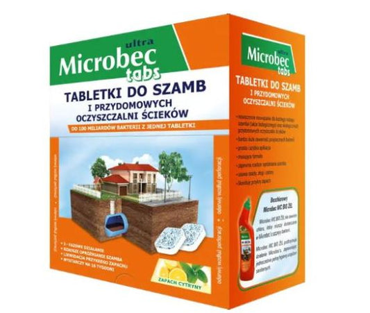 Tratament pentru fose septice Microbec - tabelete (16x20g), Bros 391