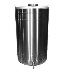 Butoi din inox cu capac (300 l), Tehno Ms