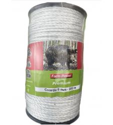 Coarda gard electric Premium 200 m pentru mistreti, Farm Power