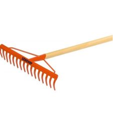 Grebla 16 dinti, 40 cm cu coada lemn 1.4 m, Stocker 2267