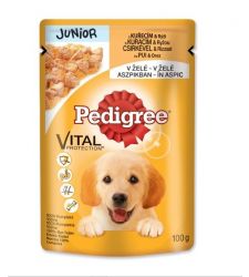 Hrana umeda pentru caini Junior Puppy Jelly - miel si orez (100 g), Pedigree