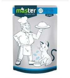 Hrana umeda pentru pisici adulte - peste (80 g), Master
