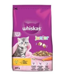 Hrana uscata pentru pisici Junior - pui (300 g), Whiskas 