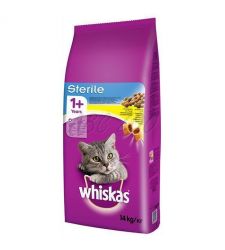 Hrana uscata pentru pisici sterilizate - pui (14 kg), Whiskas