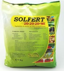 Ingrasamant foliar SolFert 20-20-20+Me, Solarex