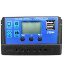 Regulator cu 2 intrari USB incarcare panou solar 10 A, Kerbl